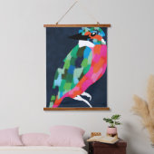 Patchwork-Perfektion Wandteppich Mit Holzrahmen (Schlafzimmer)