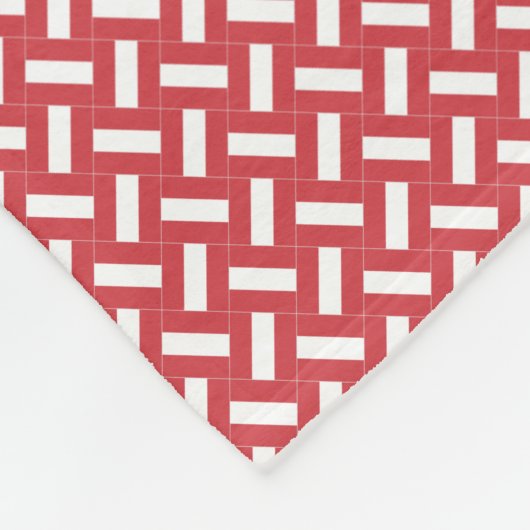 Patchwork Peru Flag Muster Fleecedecke (Ecke)