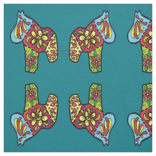 Patchwork Pferde Stoff (Muster)