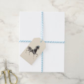 Patchwork-Pferdedruck Geschenkanhänger (Mit Garn)