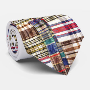 Patchwork Plaid / Tartan Krawatte