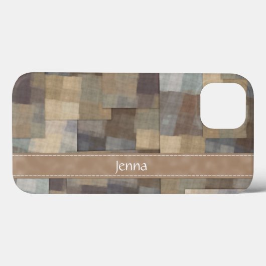 Patchwork-Plätze Case-Mate iPhone Hülle (Rückseite (Horizontal))