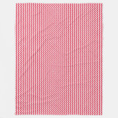 Patchwork Polen Flaggenmuster Fleecedecke (Vorderseite)