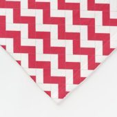 Patchwork Polen Flaggenmuster Fleecedecke (Ecke)