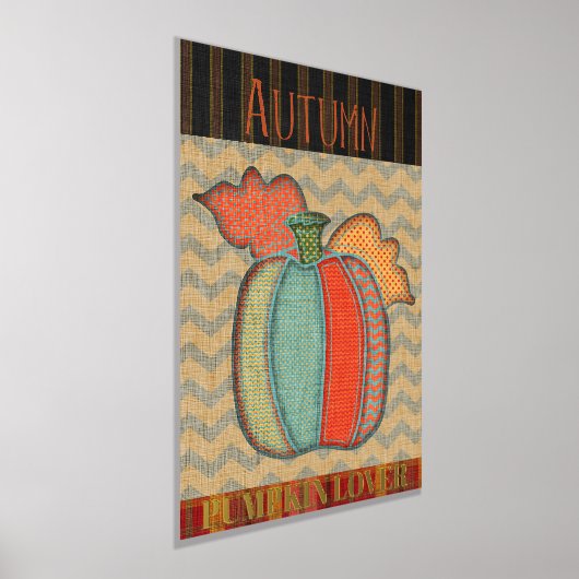 Patchwork Pumpkin Lover Herbst Foliendrucke (Ablage )