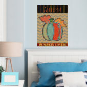 Patchwork Pumpkin Lover Herbst Foliendrucke (In Situ (Schlafzimmer))