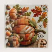 Patchwork Pumpkin Puzzle (Horizontal)
