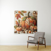 Patchwork Pumpkin Tapestry Wandteppich (Beispiel)