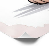 Patchwork Puppy | Floral Stitched Plush Art Poster (Ecke)