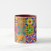 Patchwork quadriert Tasse (Zentrum)