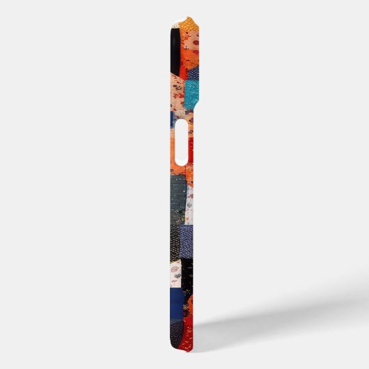 Patchwork Quilt Abstraktes Muster Case-Mate iPhone Hülle (Rückseite / Rechts)