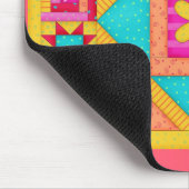 Patchwork Quilt Art Mousepad (Ecke)