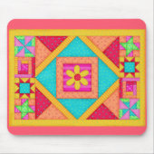 Patchwork Quilt Art Mousepad (Vorne)