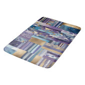 Patchwork-Quilt-Badematte Badematte (Schrägansicht)