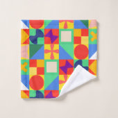 Patchwork Quilt Badhandtuch Set (Waschlappen)