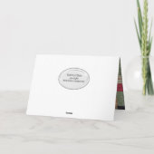 Patchwork Quilt Birthday for Friend Karte (Rückseite)