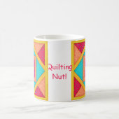 Patchwork Quilt Block "Quilt Nut"-Tasse Kaffeetasse (Mittel)