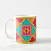 Patchwork Quilt Block "Quilt Nut"-Tasse Kaffeetasse (Links)
