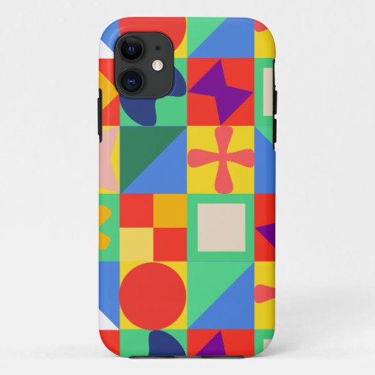 Patchwork Quilt Case-Mate iPhone Hülle (Rückseite)