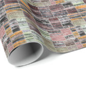 Patchwork-Quilt-Collage nahtloser Druck. Geschenkpapier (Rolleneckpunkt)