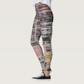 Patchwork Quilt Collage Nahtloses Drucken. Leggings (Links)