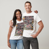 Patchwork Quilt Collage Nahtloses Drucken. T-Shirt (Unisex)