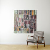 Patchwork Quilt Collage Nahtloses Drucken. Wandteppich (Beispiel (Horizontal))