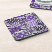 Patchwork Quilt Cork Untersetzer (Linke Seite)