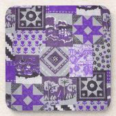 Patchwork Quilt Cork Untersetzer (Vorderseite)