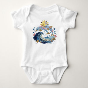Patchwork-Quilt-Delfine Baby Strampler