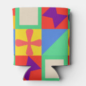 Patchwork Quilt Dosenkühler (Rückseite)