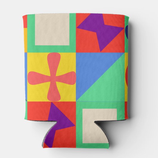 Patchwork Quilt Dosenkühler (Rückseite)