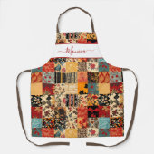 Patchwork-Quilt-Effekt Schürze (Vorderseite)
