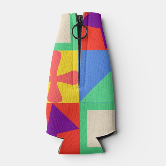 Patchwork Quilt Flaschenkühler (Rückseite)