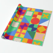 Patchwork Quilt Geschenkpapier (Ungerollt)