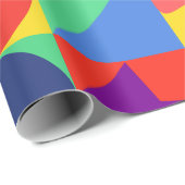 Patchwork Quilt Geschenkpapier (Rolleneckpunkt)