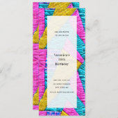 Patchwork Quilt Inspiriert Generic All Purpose Par Einladung (Vorne/Hinten)