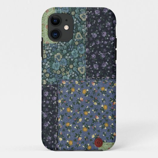 Patchwork Quilt iPhone Case-Mate iPhone Hülle (Rückseite)