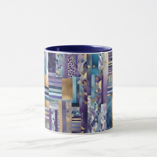 Patchwork-Quilt-Kaffeetasse Tasse (Zentrum)