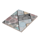 Patchwork quilt Keramik Fliesen Kreise Mandala Pas (Seite)