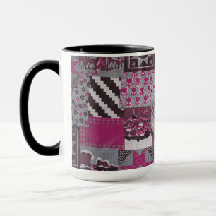 Patchwork Quilt-Keramik-Tasse Tasse