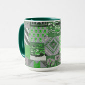 Patchwork Quilt-Keramik-Tasse Tasse (Vorderseite Links)