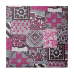 Patchwork-Quilt-Keramikfliese Fliese