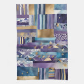 Patchwork-Quilt-Küchenhandtuch Geschirrtuch (Vertikal)