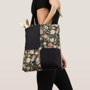 Patchwork-Quilt mit Vintage-Inspiration Tasche