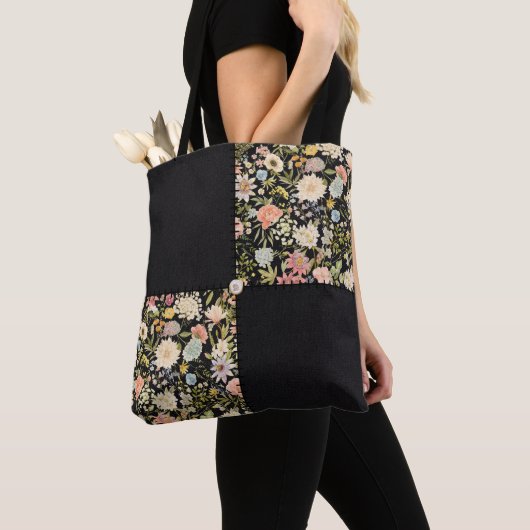 Patchwork-Quilt mit Vintage-Inspiration Tasche (Von Nahem)
