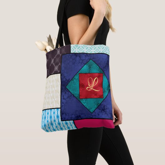 Patchwork Quilt Monogram Tasche (Von Nahem)
