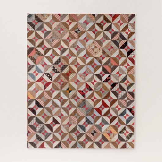 Patchwork Quilt Muster Herausforderung Jigsaw Puzz Puzzle (Vertikal)