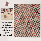 Patchwork Quilt Muster Herausforderung Jigsaw Puzz Puzzle