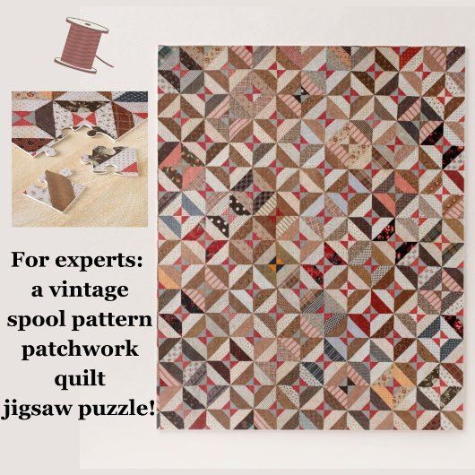 Patchwork Quilt Muster Herausforderung Jigsaw Puzz Puzzle